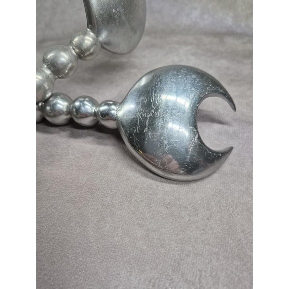 Mariposa 1997 String Of Pearls Salad Set Serving Fork Spoon Contemporary Modern - Picture 8 of 9